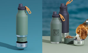 3 - 1 Water/Food bottle for you and your pup